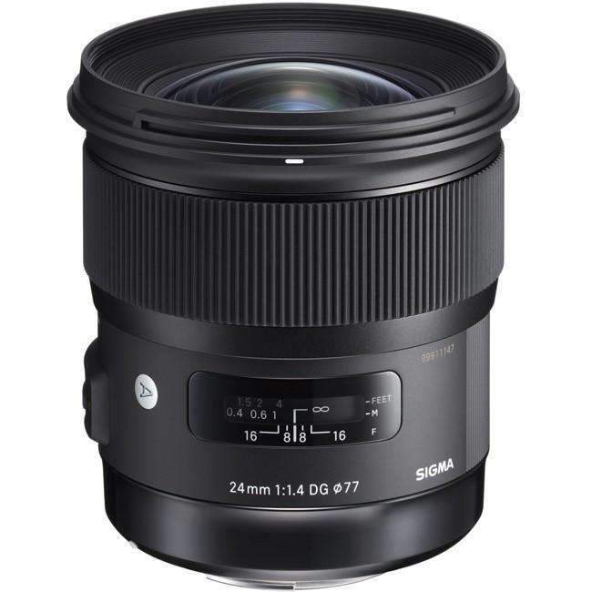 Sigma 24mm f/1.4 AF DG HSM Art Lens for Nikon F Sigma Lens - DSLR Fixed Focal Length