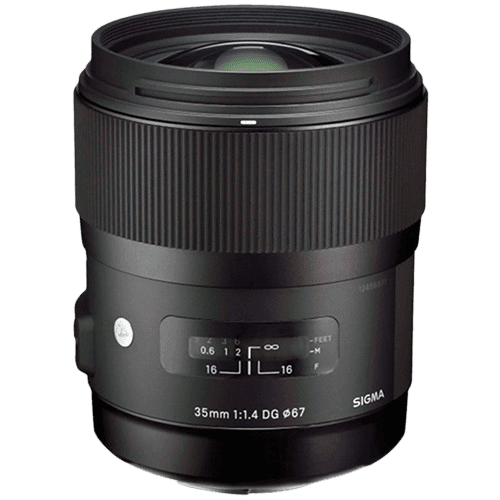 Sigma 35mm f/1.4 DG HSM Art Lens for Nikon F Sigma Lens - DSLR Fixed Focal Length