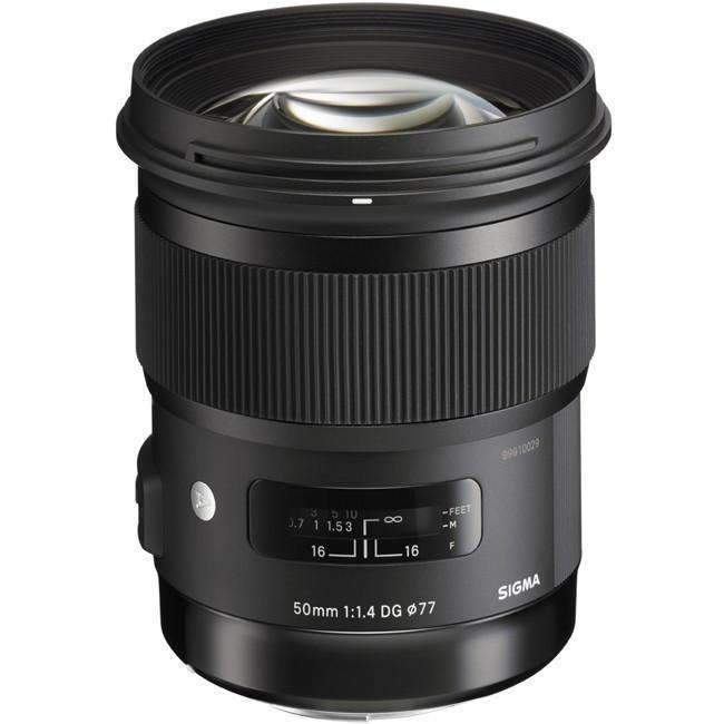 Sigma 50mm f/1.4 DG HSM Art Lens for Nikon F Sigma Lens - DSLR Fixed Focal Length