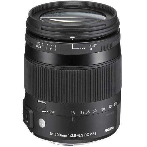 Sigma 18-200mm f/3.5-6.3 DC Macro OS HSM Contemporary Lens (Nikon) Sigma Lens - DSLR Zoom