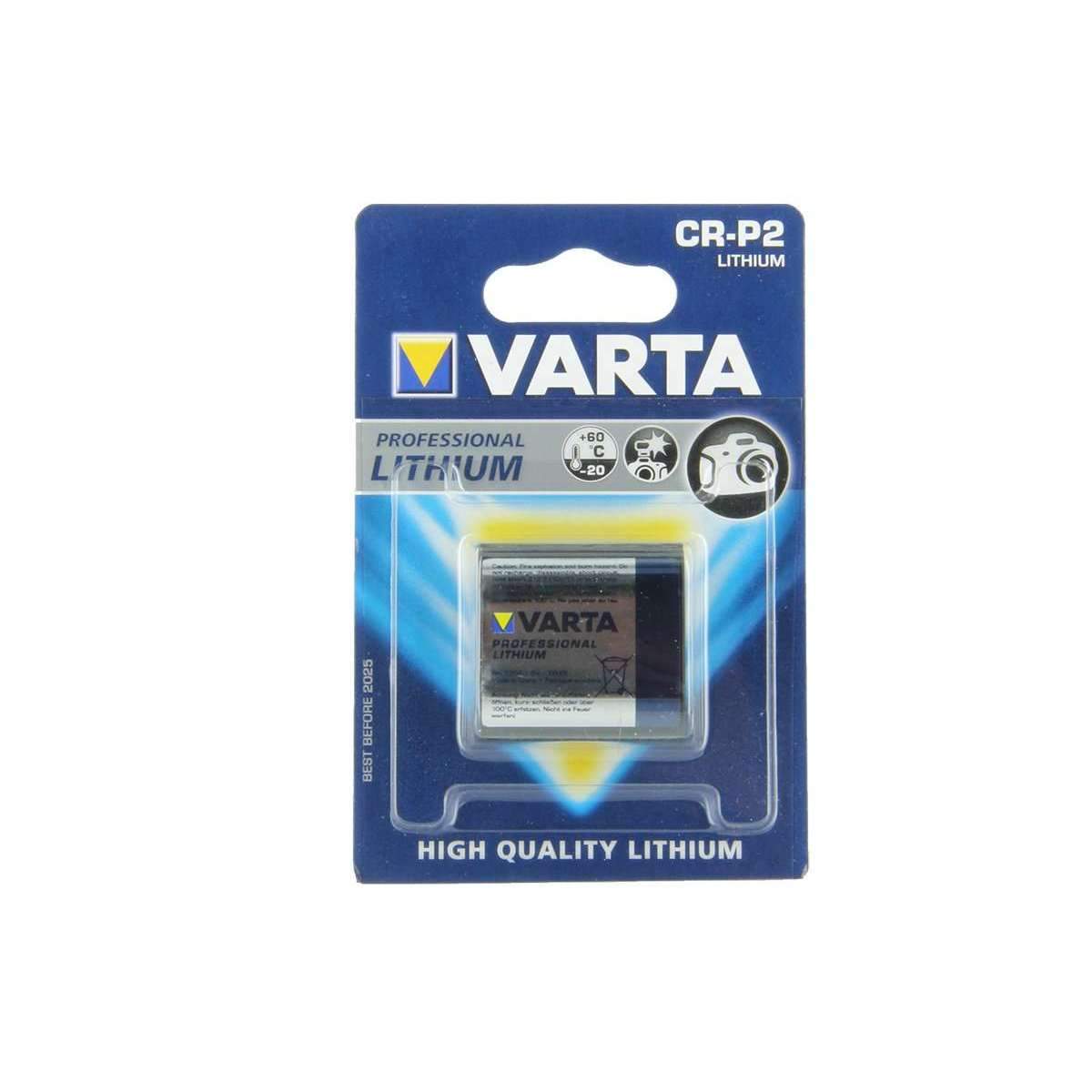 Varta Professional Lithium CR-P2 Battery Varta Disposable Batteries