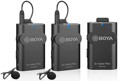 Boya BY-WM4 Pro-K2 2.4GHz Dual-Channel Digital Wireless Microphone System Boya Microphone