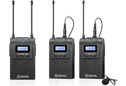 Boya BY-WM8 Pro-K2 UHF Dual-Channel Wireless Microphone System Boya Microphone
