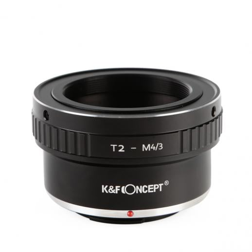T2 Lenses to M43 MFT Mount Camera Adapter K&F Concept Lens Mount Adapter
